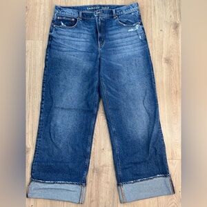 Women’s High Rise Stovepipe Cuff AE Jean